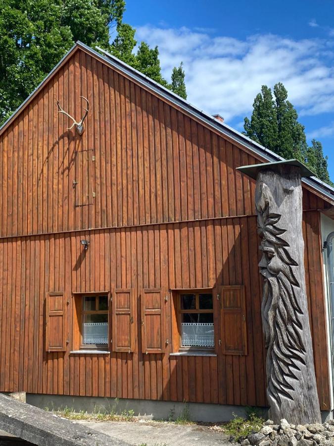 Jagdhaus Auf Dem Forsthof Mit Sauna Eckartsberga Extérieur photo